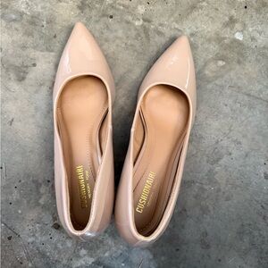 Cushionaire Women's Nude Heels